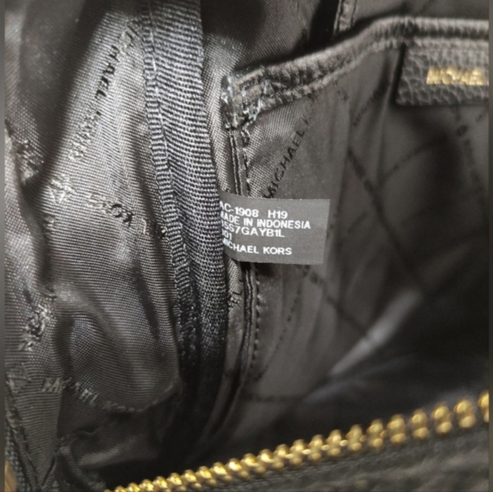 Michael Kors Black Backpack - Picture 9 of 9